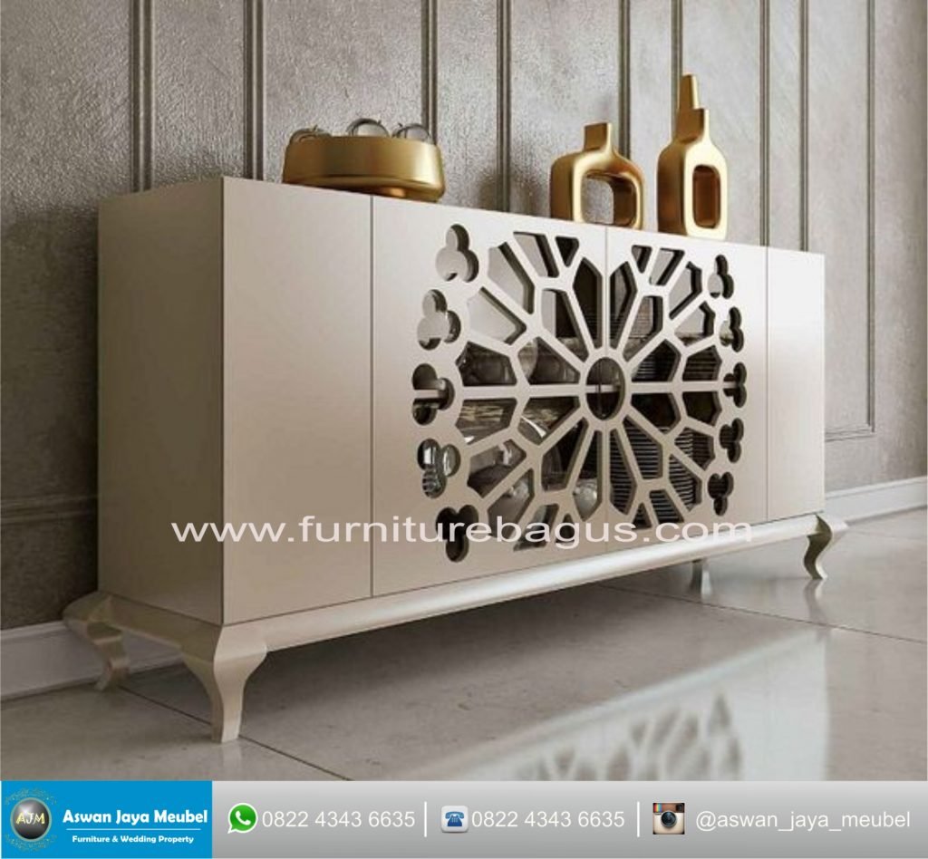 Meja Console Roxy White