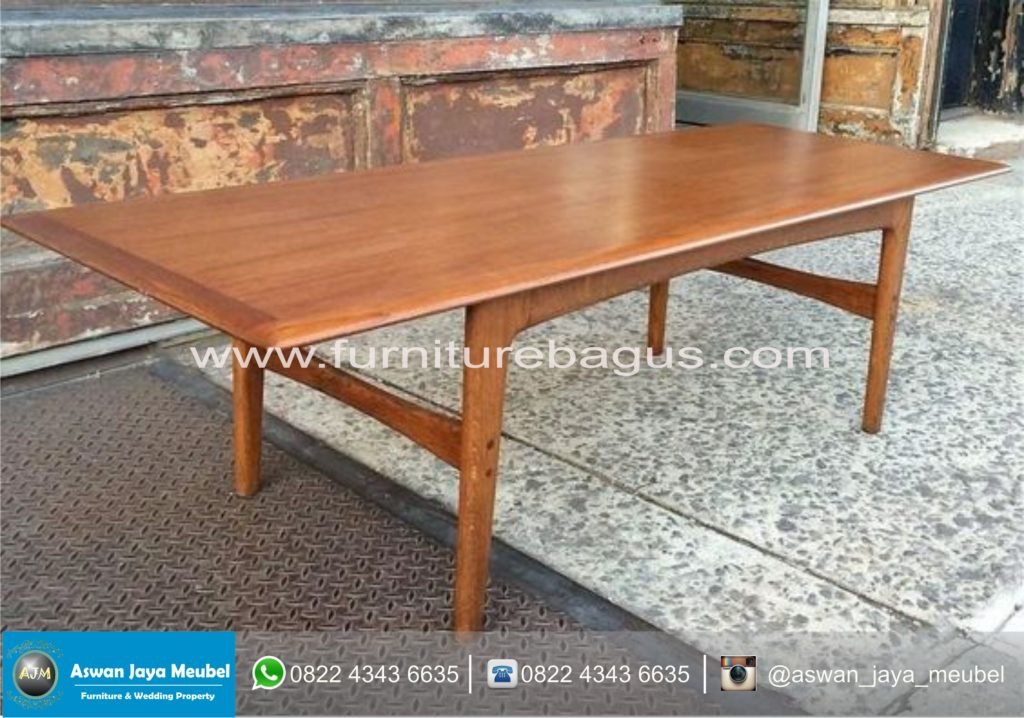 Meja Cafe Jati Natural