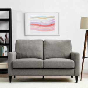 Sofa Two Seater Grey Minimalis